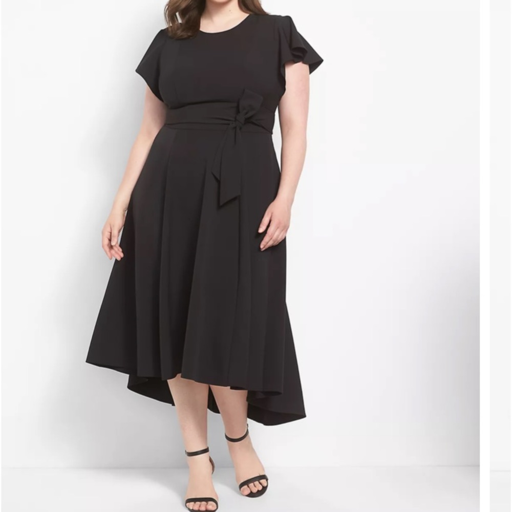 Lena High-Low Midi Dress